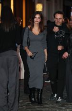 EMILY RATAJKOWSKI Arrives at Valentino Event on Mercer Street in New York 10/09/2024