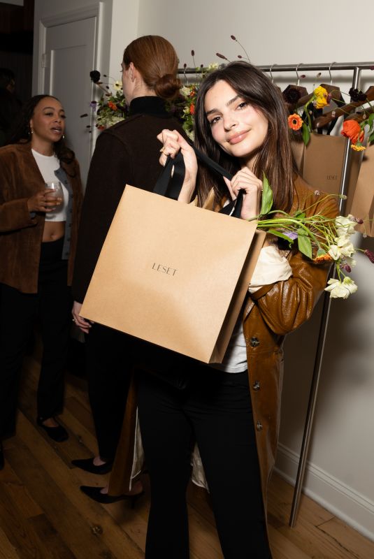 EMILY RATAJKOWSKI at LESET 5 Year Anniversary Event in New York 10/24/2024