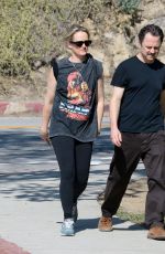 EMILY WARD Out Hikinig in Los Angeles 10/04/2024