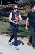 EMILY WARD Out Hikinig in Los Angeles 10/04/2024
