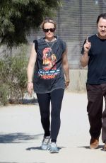 EMILY WARD Out Hikinig in Los Angeles 10/04/2024