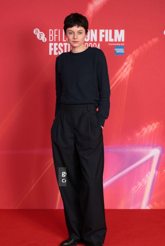 EMMA CORRIN at Trials & Tribulations Conference at 68th BFI London Film Festival 10/09/2024