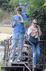 EMMA ROBERTS and Cody John Out for Dinner at Pace in Los Angeles 10/12/2024