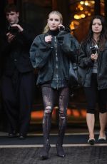EMMA ROBERTS Out and About in Paris 09/30/2024