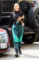 EMMA SLATER Arrives at DWTS Studio in Los Angeles 10/04/2024
