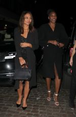EMMA WEYMOUTH and VENUS WILLIAMS Arrives at Chiltern Firehouse in London 10/10/2024