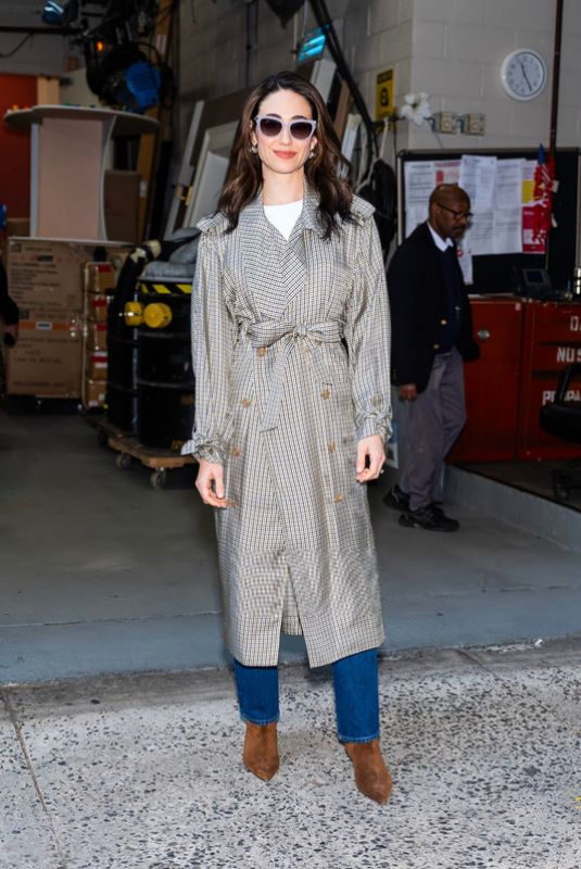 EMMY ROSSUM Out in Upper West Side in New York 10/22/2024