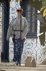 ERIKA JAYNE Grabs Some Take-out Delivery in Her Pajamas 10/13/2024