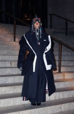 ERYKAH BADU Arrives at CFDA Awards in New York 10/28/2024