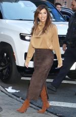 EVA LONGORIA Arrives at Good Morning America in New York 10/29/2024