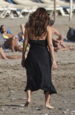 EVA LONGORIA at a Photoshoot on the Beach in Marbella 10/25/2024