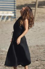EVA LONGORIA at a Photoshoot on the Beach in Marbella 10/25/2024
