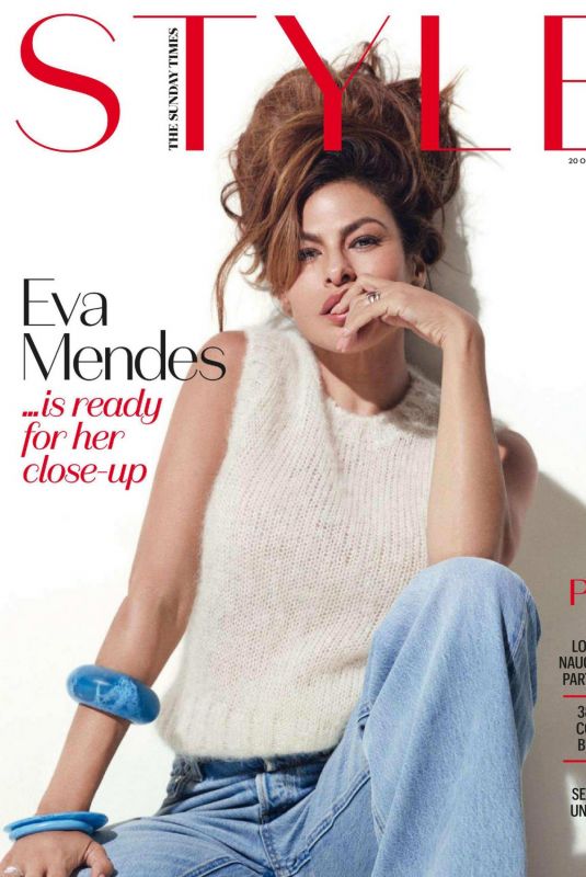 EVA MENDES in The Sunday Times Style, October 2024