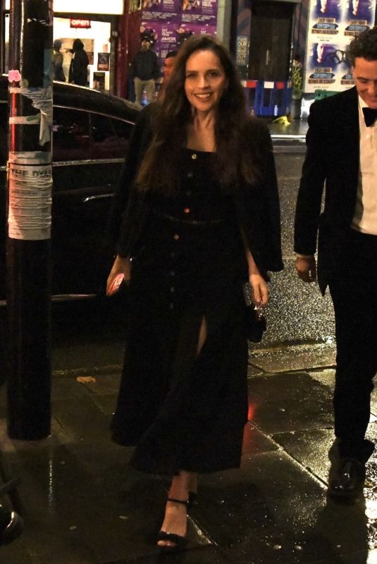 FELICITY JONES Arrives at BFI London Film Festival Luminous Gala 2024 at The Roundhouse 10/01/2024
