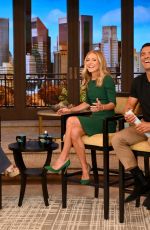 FLORENCE PUGH at Live with Kelly & Mark in New York 10/03/2024