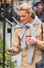GABBY LOGAN Arrives at Global Radio in London 10/15/2024