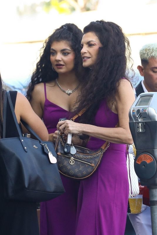GABRIELLA and CATHERINE VIGORITO Out with Friends in Beverly Hills 10/09/2024