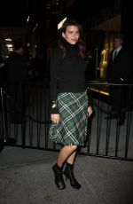 GEORGIA FOWLER Arrives at Burberry Flagship Store Opening in New York 10/16/2024