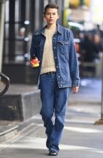 GEORGIA FOWLER in Double Denim Out in New York 10/26/2024