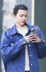 GEORGIA FOWLER in Double Denim Out in New York 10/26/2024