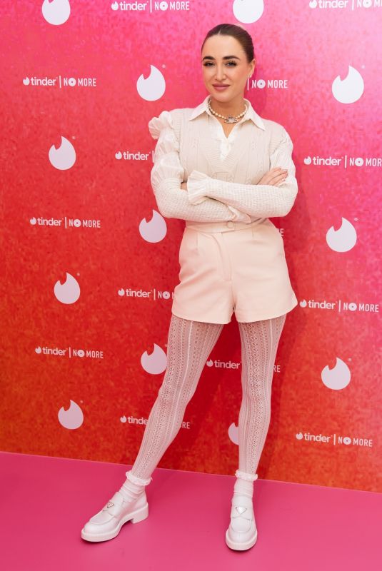 GEORGIA HARRISON at Opening of Tinder’s Nailing Dating Nail Bar in London 10/24/2024