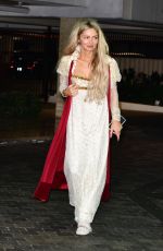 GIA SKOVA as Josephine de Beauharnais Arrives at Halloween Party in Los Angeles 10/26/2024