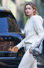 GIGI HADID Out and About in New York 10/14/2024