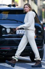 GIGI HADID Out and About in New York 10/14/2024