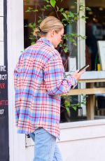 GIGI HADID Out Visiting a Friend in the Soho Neighborhood of New York 10/11/2024