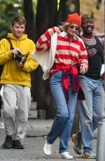 GIGI HADID Out with Friends in New York 10/13/2024