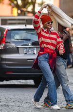 GIGI HADID Out with Friends in New York 10/13/2024