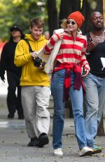 GIGI HADID Out with Friends in New York 10/13/2024