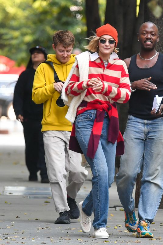 GIGI HADID Out with Friends in New York 10/13/2024