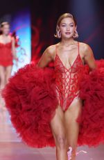 GIGI HADID Walks Runway at Victoria’s Secret Fashion Show at Duggal Greenhouse at Brooklyn Navy Yard in Brooklyn 10/15/2024