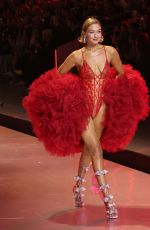 GIGI HADID Walks Runway at Victoria’s Secret Fashion Show at Duggal Greenhouse at Brooklyn Navy Yard in Brooklyn 10/15/2024