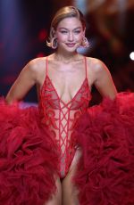 GIGI HADID Walks Runway at Victoria’s Secret Fashion Show at Duggal Greenhouse at Brooklyn Navy Yard in Brooklyn 10/15/2024