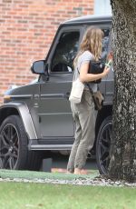 GISELE BUNDCHEN Arrives at Her New House in Miami 10/12/2024
