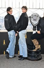 GRACE ELICBATEH, TAYLOR HILL and PALOMA ELSESSER Light Empire State Building Celebrating Return of Victoria