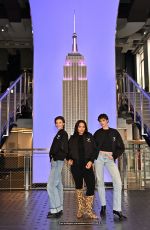 GRACE ELICBATEH, TAYLOR HILL and PALOMA ELSESSER Light Empire State Building Celebrating Return of Victoria