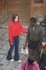 GRACE VAN PATTEN on the Set of New TV Series Blue Moon in Italy in Tivoli 10/25/2024
