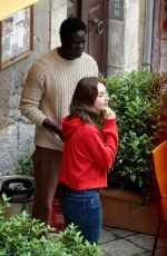 GRACE VAN PATTEN on the Set of New TV Series Blue Moon in Italy in Tivoli 10/25/2024