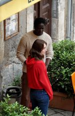 GRACE VAN PATTEN on the Set of New TV Series Blue Moon in Italy in Tivoli 10/25/2024