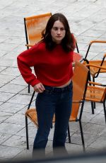 GRACE VAN PATTEN on the Set of New TV Series Blue Moon in Italy in Tivoli 10/25/2024