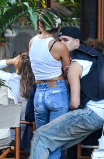 GRAY SORRENTI and Romeo Beckham Out in New York 10/12/2024