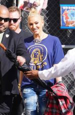 GWEN STEFANI Arrives at Jimmy Kimmel Live! in Hollywood 09/30/2024