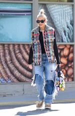GWEN STEFANI Out Shopping at World Market in Sherman Oaks 10/25/2024