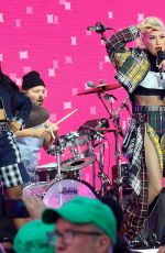 GWEN STEFANI Performs for State Street Global Advisors at Times Square 10/29/2024