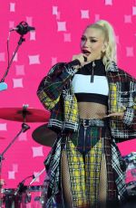 GWEN STEFANI Performs for State Street Global Advisors at Times Square 10/29/2024