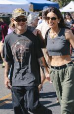 HAILEE LAUTENBACH Out Shopping at Farmer