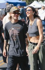 HAILEE LAUTENBACH Out Shopping at Farmer
